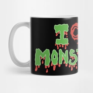 I love monsters Mug